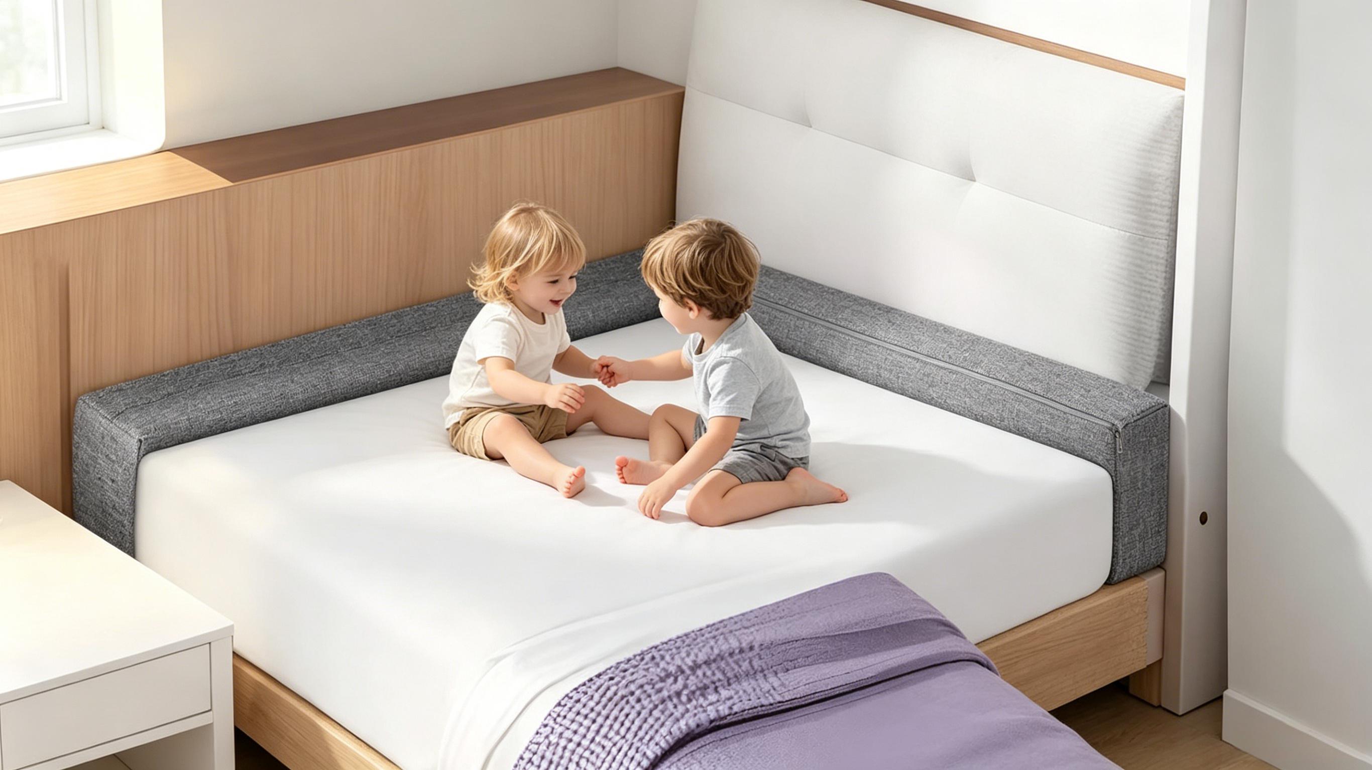 Bed Gap Filler for Headboard, Memory Foam Mattress Gap Filler Between Bed & Headboard/Wall, Custom Length Bed Gap Blocker with Removable Washable Cover, Stop Pillows & Items Falling Into Bed Crack,Full Size