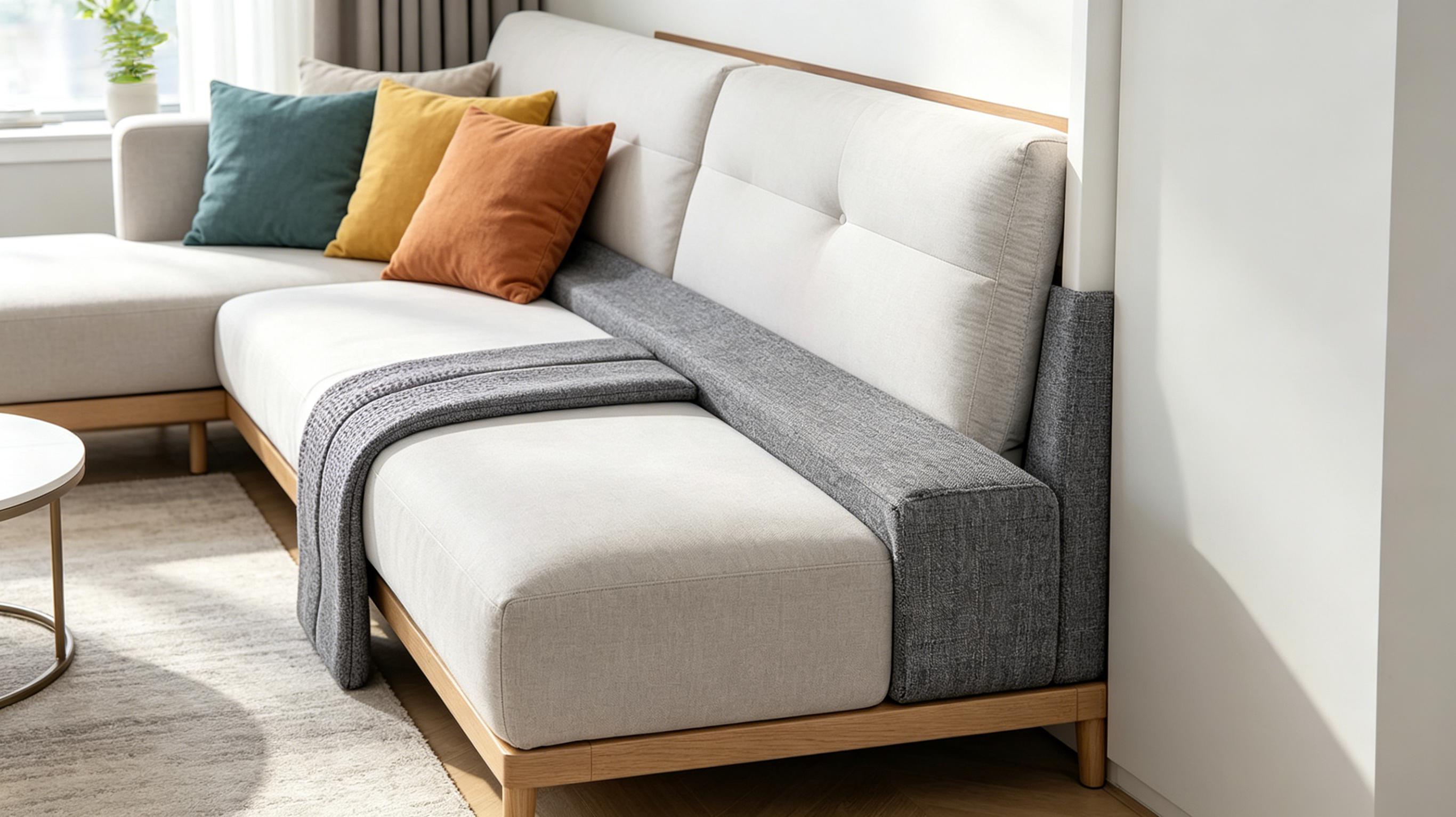 Bed Gap Filler for Headboard, Memory Foam Mattress Gap Filler Between Bed & Headboard/Wall, Custom Length Bed Gap Blocker with Removable Washable Cover, Stop Pillows & Items Falling Into Bed Crack,Full Size