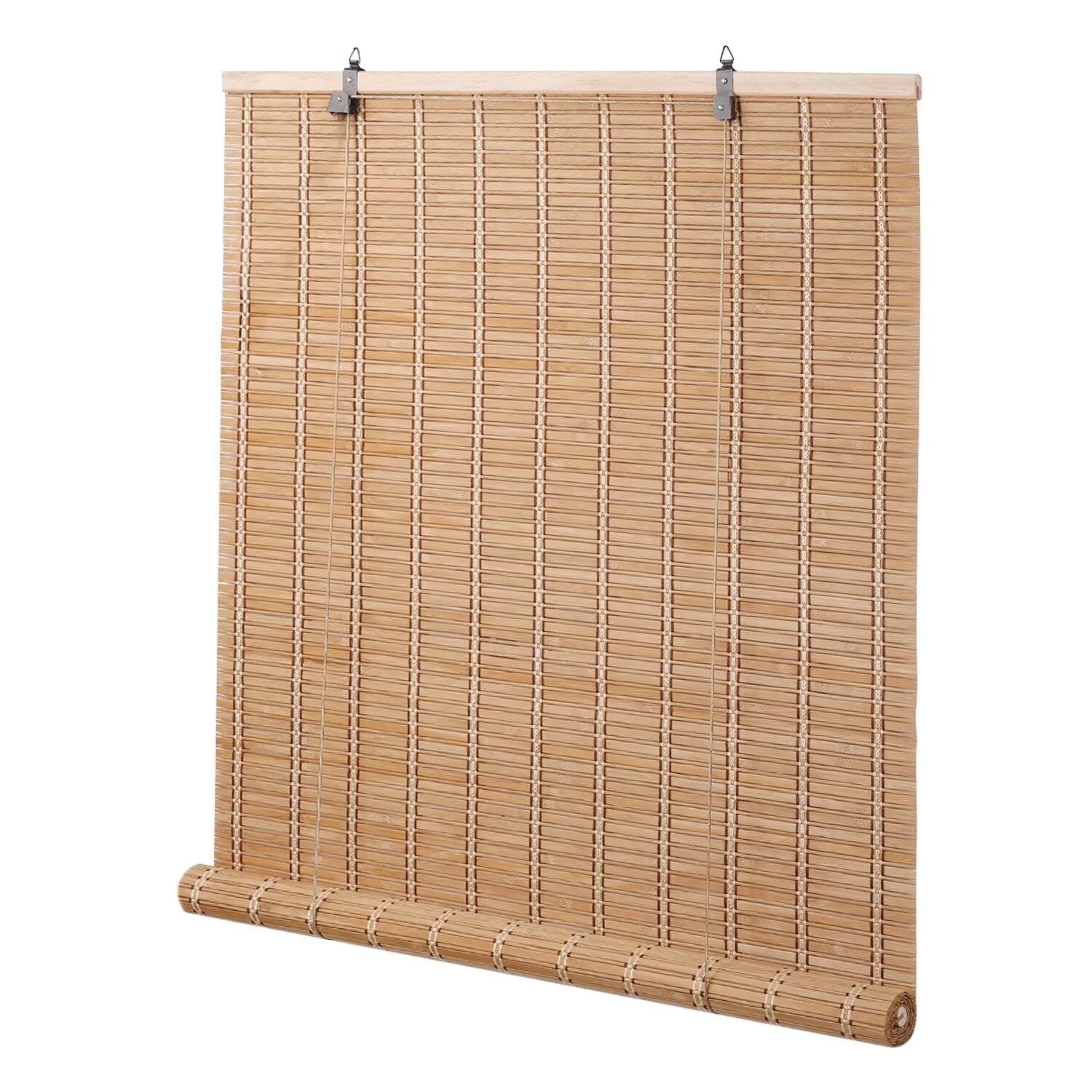 50% off Natural Bamboo Roller Window Blinds | Light Filtering Roll Up Shades for Home Kitchen Bedroom Patio, Eco-Friendly Handwoven Bamboo Shades