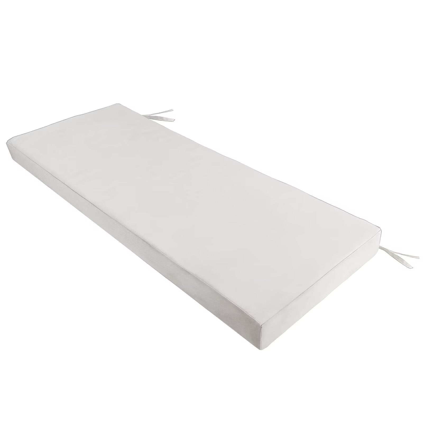 Outdoor Bench Cushion, Waterproof & Fade-Resistant Patio Seat Pad with Ties, Non-Slip Removable Cover for Garden Swing, Porch, Sofa, and Settee