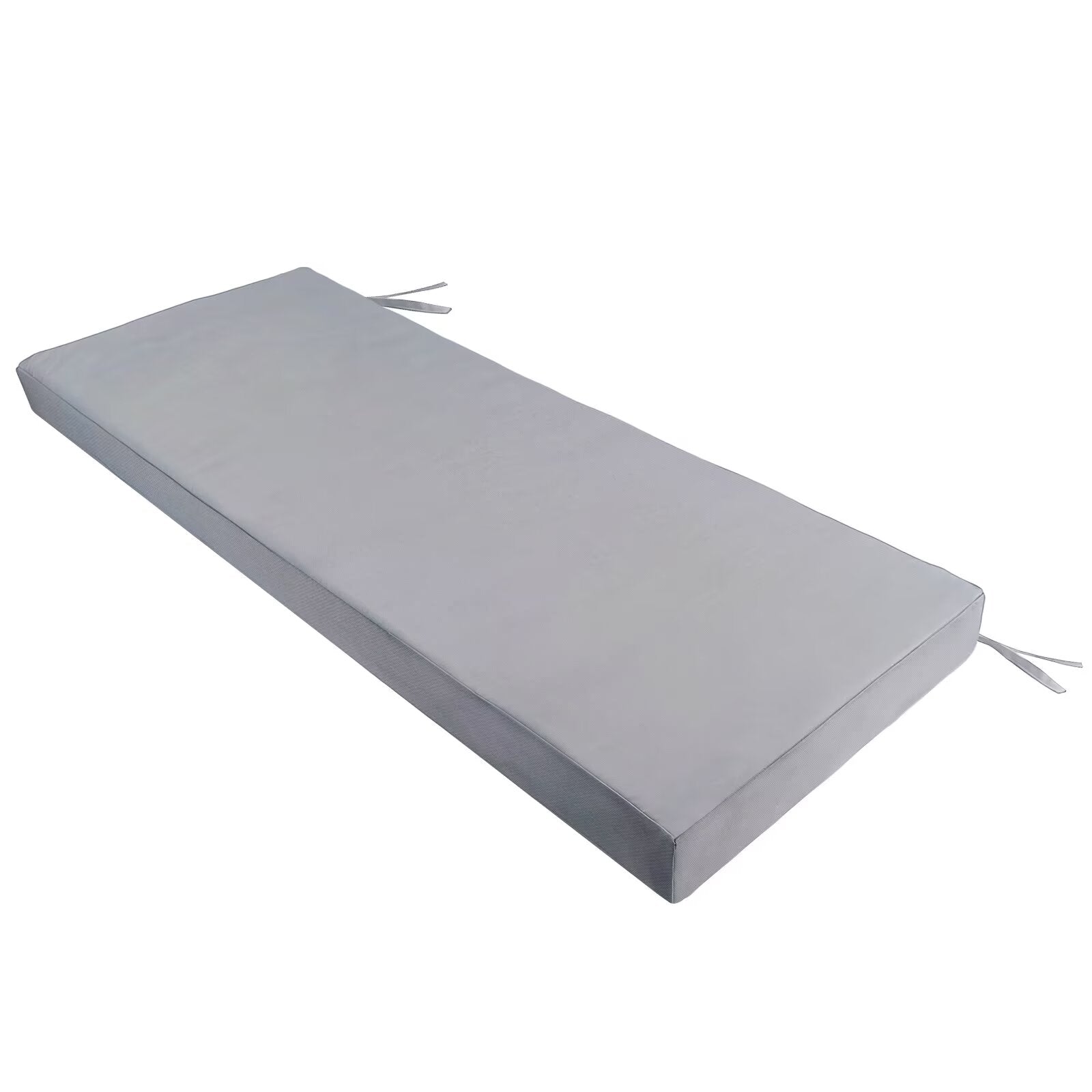 Outdoor Bench Cushion, Waterproof & Fade-Resistant Patio Seat Pad with Ties, Non-Slip Removable Cover for Garden Swing, Porch, Sofa, and Settee