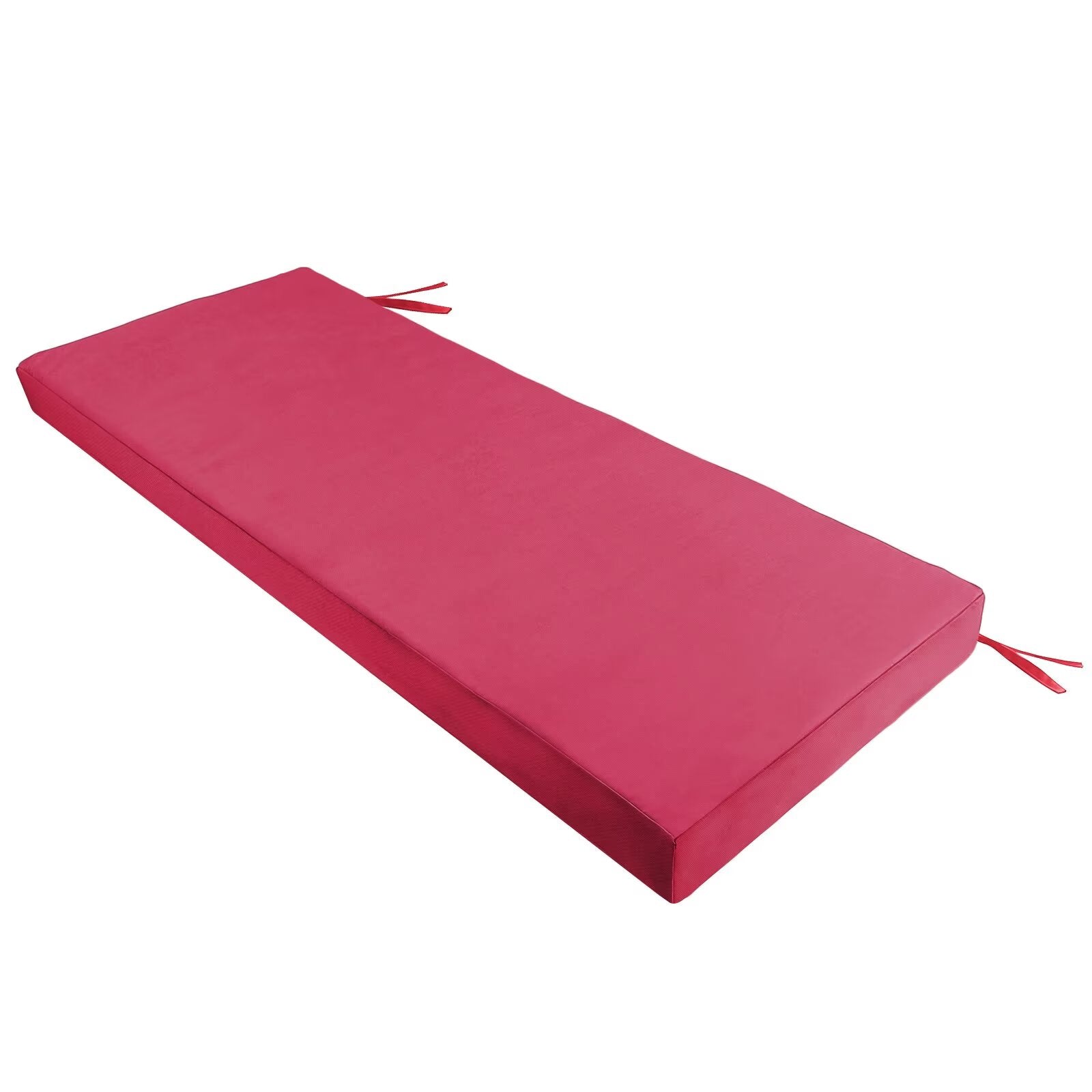 Outdoor Bench Cushion, Waterproof & Fade-Resistant Patio Seat Pad with Ties, Non-Slip Removable Cover for Garden Swing, Porch, Sofa, and Settee