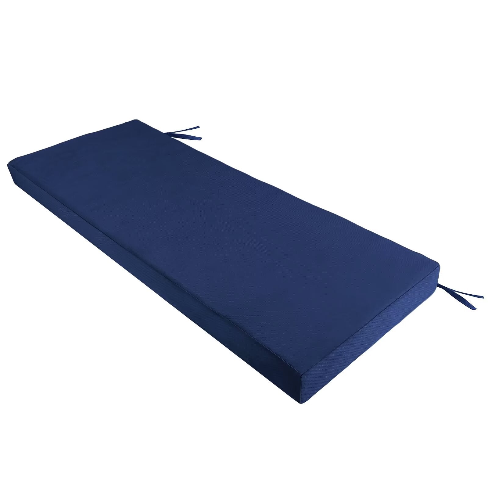 Outdoor Bench Cushion, Waterproof & Fade-Resistant Patio Seat Pad with Ties, Non-Slip Removable Cover for Garden Swing, Porch, Sofa, and Settee